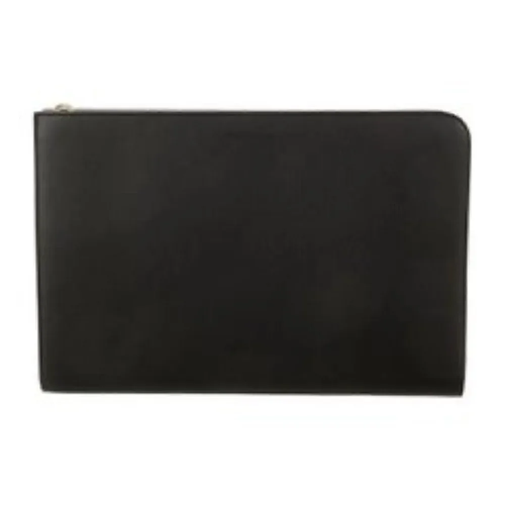 Tiffany & Co. Leather Clutch - Black - New